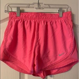 Pink Nike Dri fit shorts